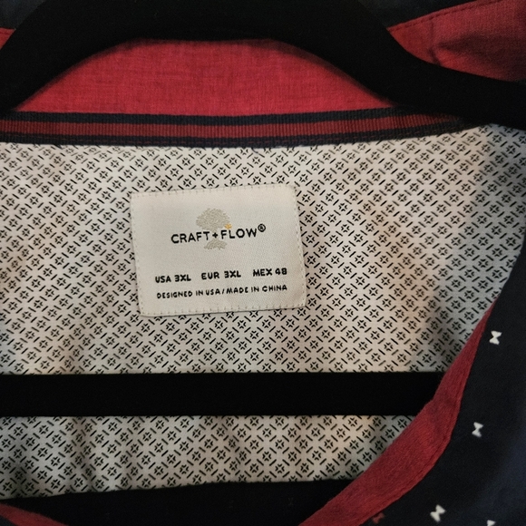 Men's XXXL Button Down Shirt Bundle of 2 Craft + Flow - Picture 6 of 15